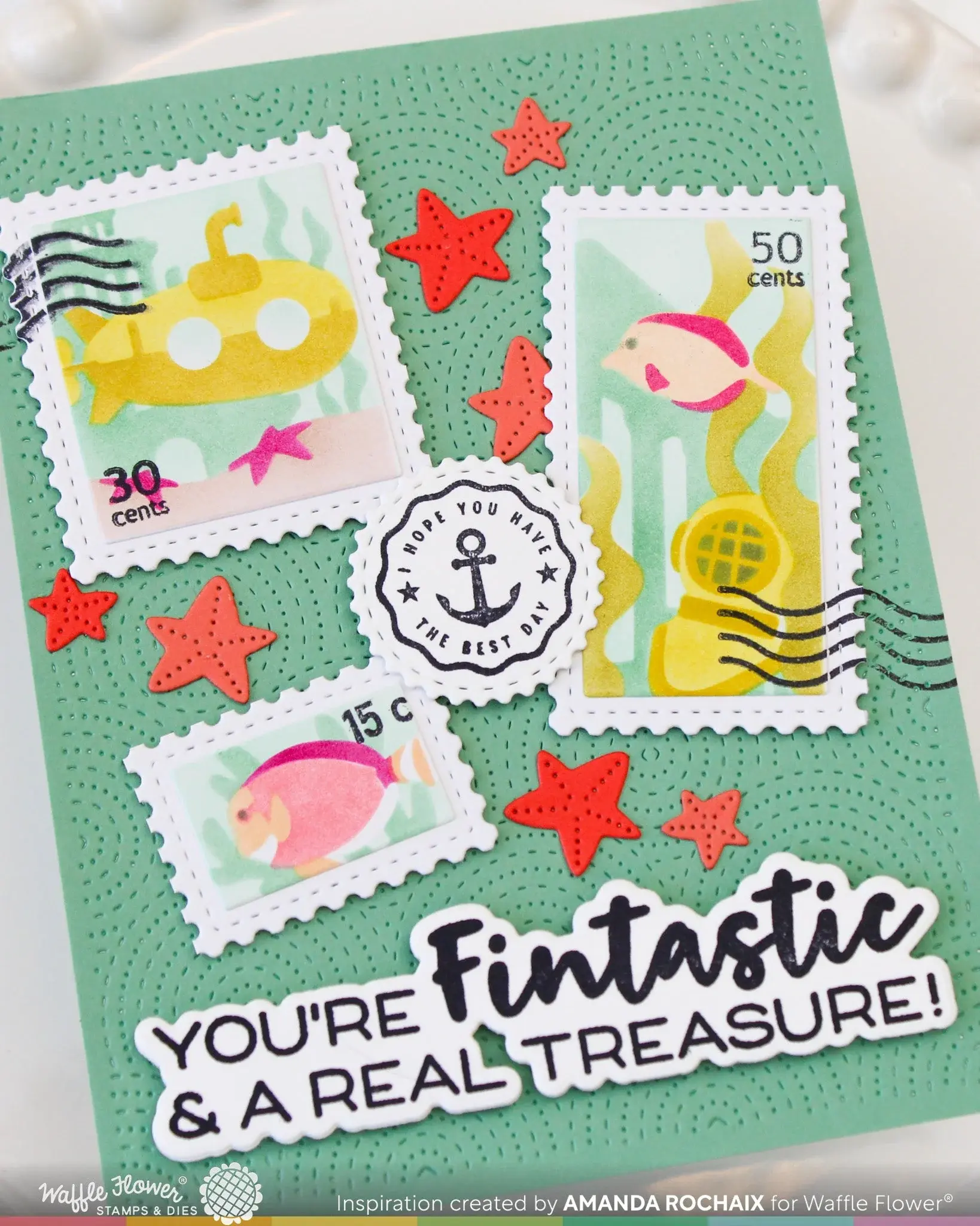 WAFFLE FLOWER WAFFLE FLOWER BUBBLY SENTIMENTS CLEAR STAMP SET AND DIE COMBO
