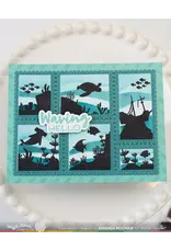WAFFLE FLOWER WAFFLE FLOWER BUBBLY SENTIMENTS CLEAR STAMP SET AND DIE COMBO