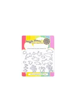 WAFFLE FLOWER WAFFLE FLOWER POSTAGE COLLAGE CORAL REEF SILHOUETTES DIE SET