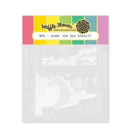 WAFFLE FLOWER WAFFLE FLOWER NPC UNDER THE SEA STENCIL SET
