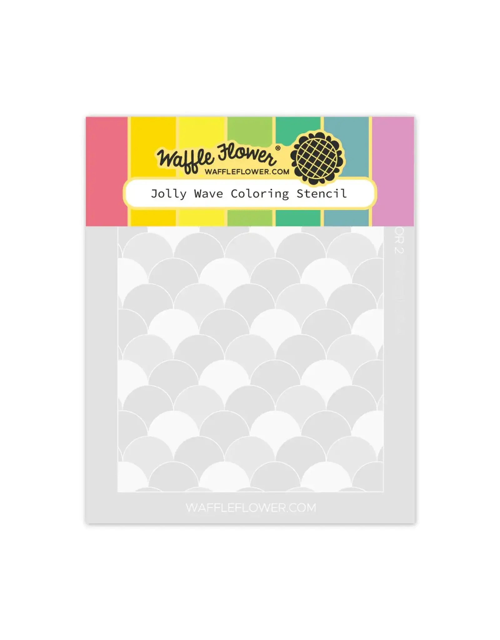 WAFFLE FLOWER WAFFLE FLOWER JOLLY WAVE COLORING STENCIL SET