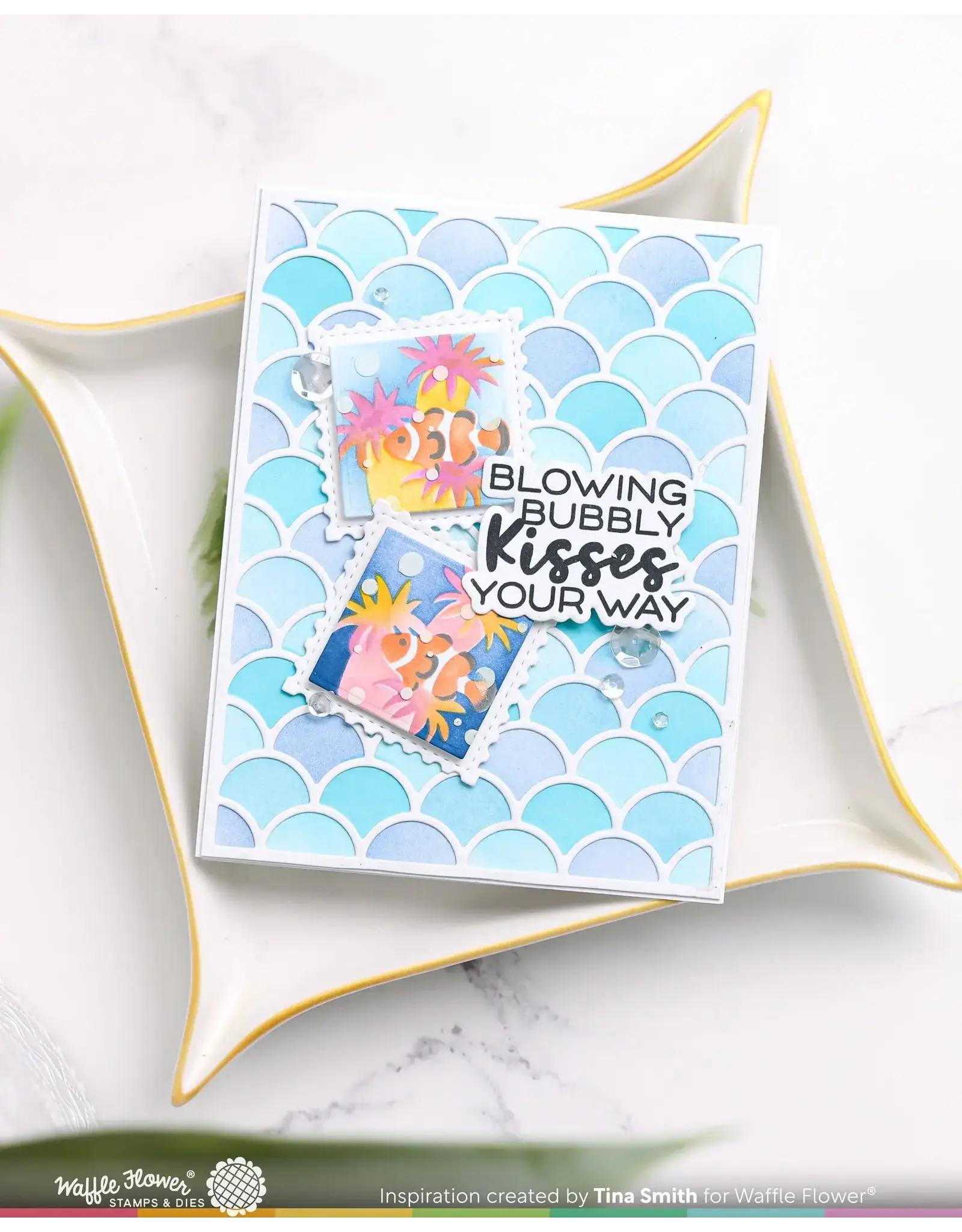 WAFFLE FLOWER WAFFLE FLOWER JOLLY WAVE COLORING STENCIL SET