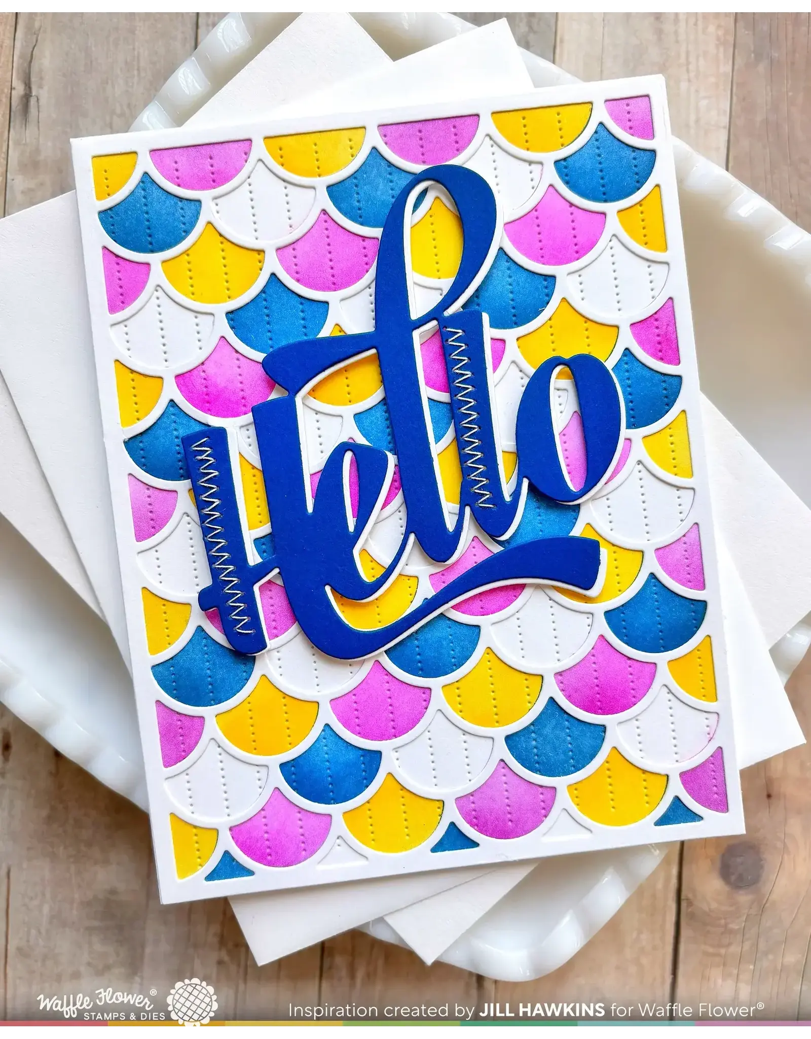 WAFFLE FLOWER WAFFLE FLOWER JOLLY WAVE COLORING STENCIL SET