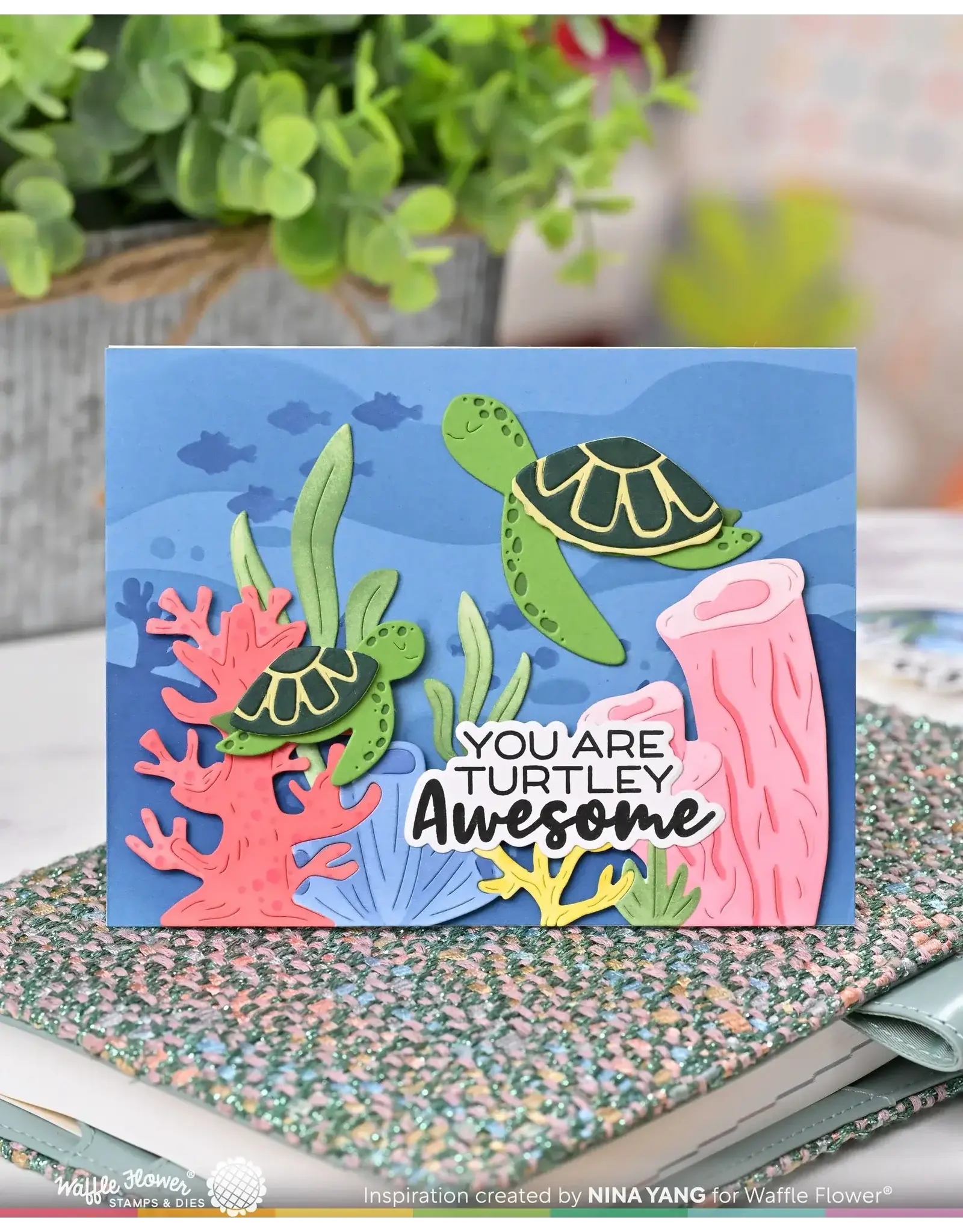 WAFFLE FLOWER WAFFLE FLOWER HAPPY TURTLE DIE SET