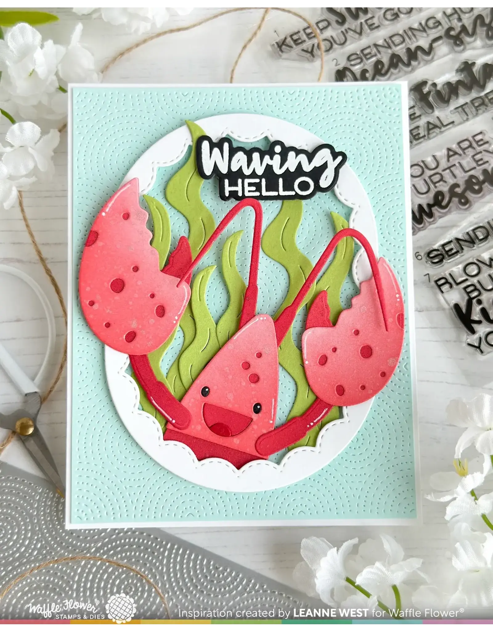 WAFFLE FLOWER WAFFLE FLOWER HAPPY LOBSTER DIE SET