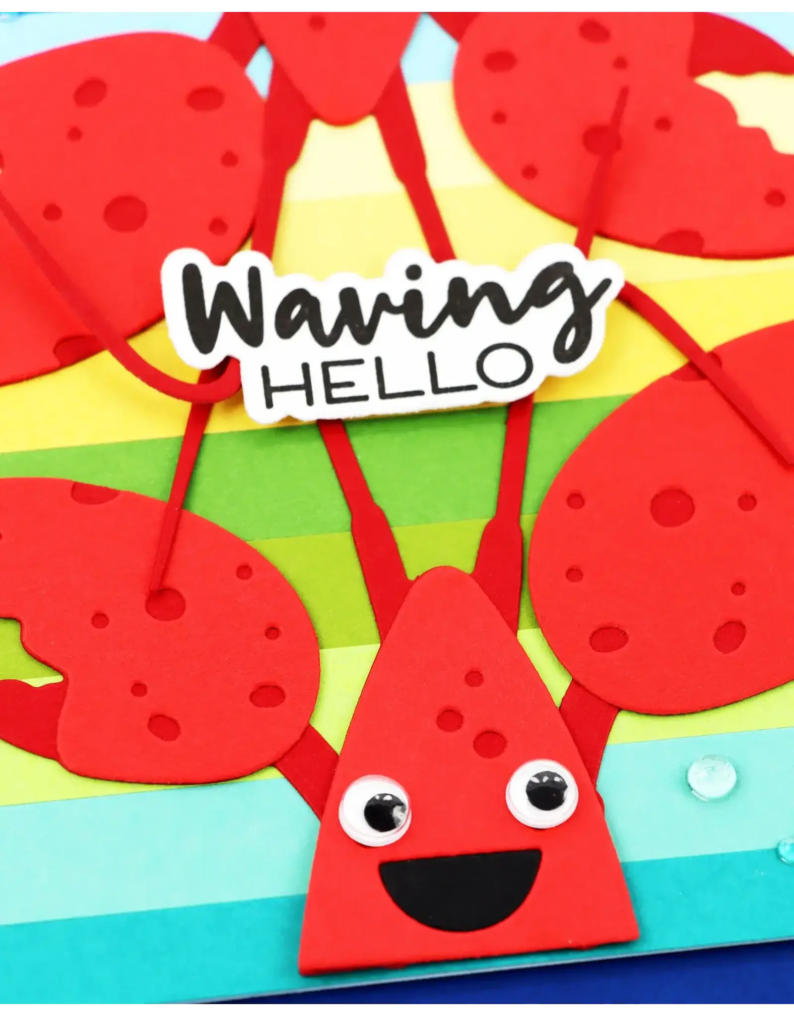 WAFFLE FLOWER WAFFLE FLOWER HAPPY LOBSTER DIE SET