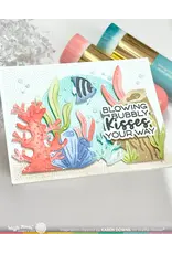 WAFFLE FLOWER WAFFLE FLOWER CORAL REEF COLORING STENCIL SET