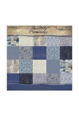 ADVANTUS TIM HOLTZ IDEA-OLOGY PALETTE COLLECTION INDIGO 8x8 DOUBLE SIDED CARDSTOCK