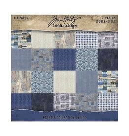 ADVANTUS TIM HOLTZ IDEA-OLOGY PALETTE COLLECTION INDIGO 8x8 DOUBLE SIDED CARDSTOCK