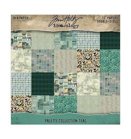 ADVANTUS TIM HOLTZ IDEA-OLOGY PALETTE COLLECTION TEAL 8x8 DOUBLE SIDED CARDSTOCK