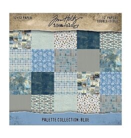 ADVANTUS TIM HOLTZ IDEA-OLOGY PALETTE COLLECTION BLUE 12x12 DOUBLE SIDED CARDSTOCK