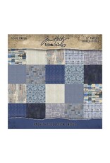 ADVANTUS TIM HOLTZ IDEA-OLOGY PALETTE COLLECTION INDIGO 12x12 DOUBLE SIDED CARDSTOCK
