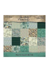 ADVANTUS TIM HOLTZ IDEA-OLOGY PALETTE COLLECTION TEAL 12x12 DOUBLE SIDED CARDSTOCK