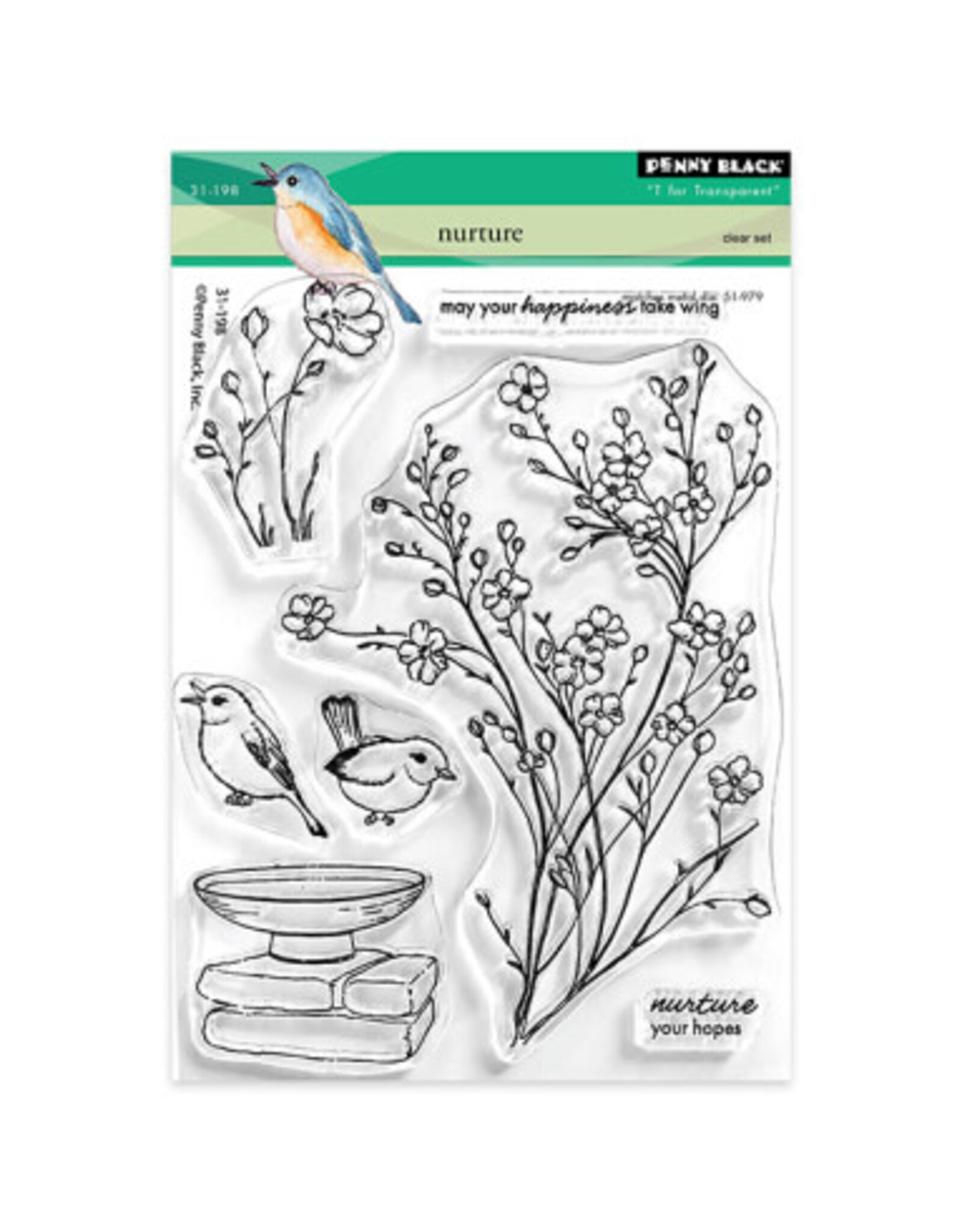 PENNY BLACK PENNY BLACK NURTURE CLEAR STAMP SET