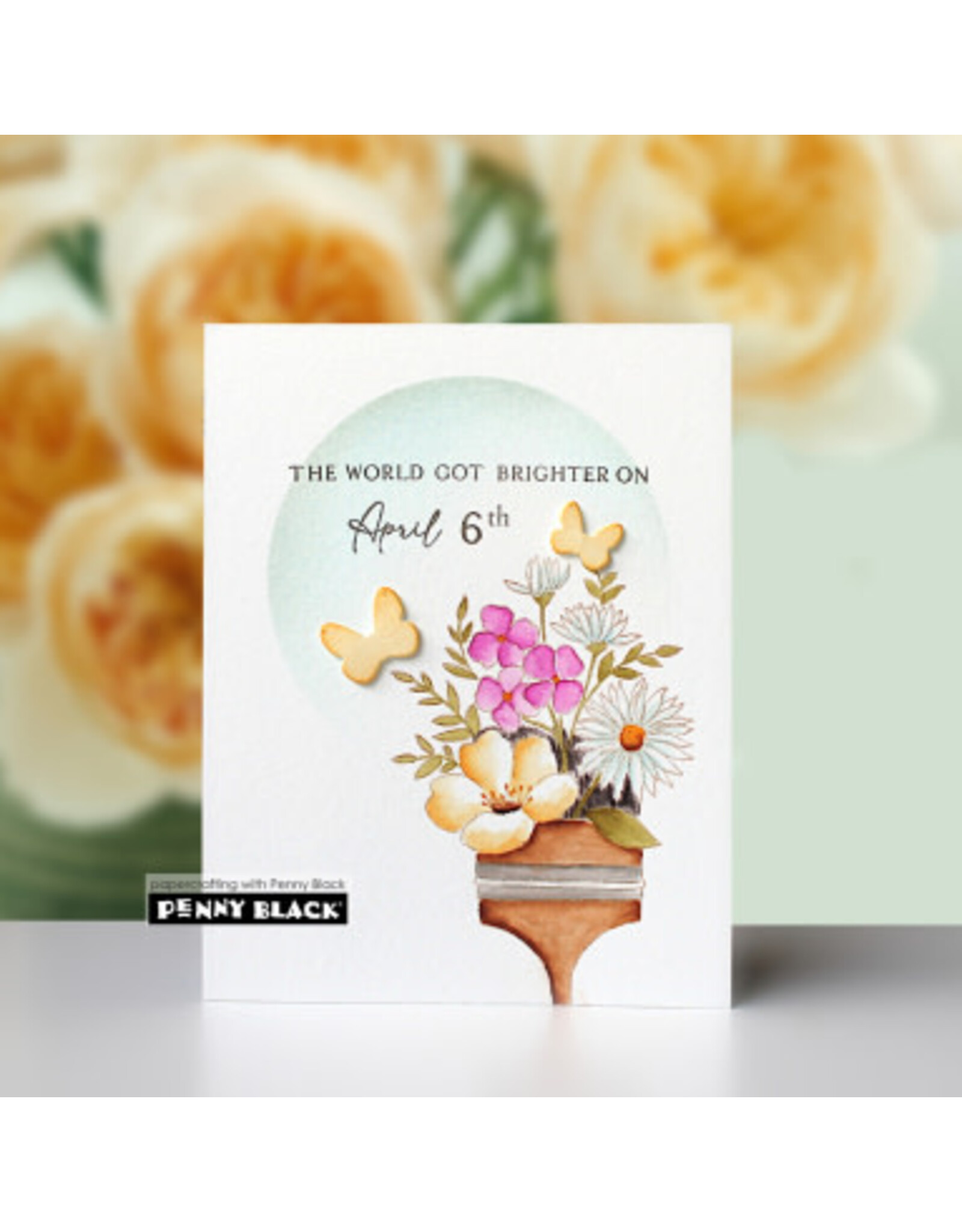 PENNY BLACK PENNY BLACK PERSONALIZED BIRTHDAY CLEAR STAMP SET