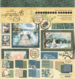 GRAPHIC 45 GRAPHIC 45 ADVENTURE AWAITS 8x8 COLLECTION PACK