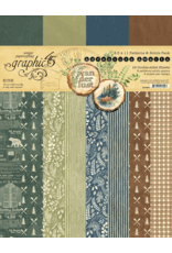 GRAPHIC 45 GRAPHIC 45 ADVENTURE AWAITS PATTERNS & SOLIDS 8.5x11 COLLECTION PACK