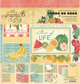 GRAPHIC 45 GRAPHIC 45 SLICE OF LIFE 8x8 COLLECTION PACK