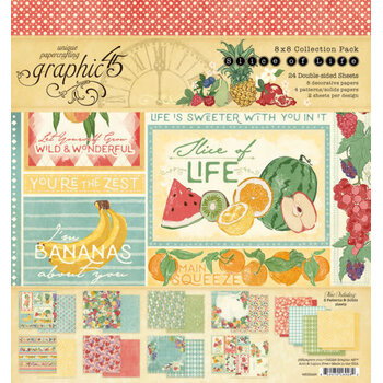 GRAPHIC 45 GRAPHIC 45 SLICE OF LIFE 8x8 COLLECTION PACK