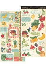 GRAPHIC 45 GRAPHIC 45 SLICE OF LIFE CARDSTOCK STICKER SET