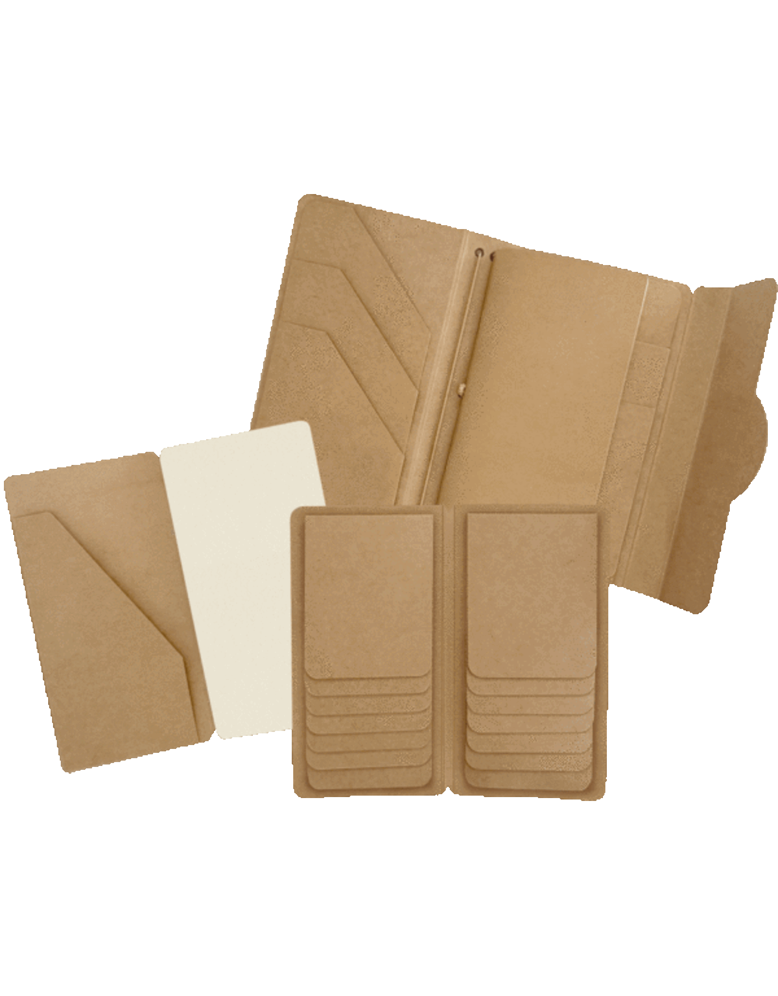 GRAPHIC 45 GRAPHIC 45  KRAFT WATERFALL FOLDER & JOURNALING NOTEBOOKS TRAVEL ALBUM WITH INSERTS
