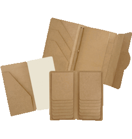 GRAPHIC 45 GRAPHIC 45  KRAFT WATERFALL FOLDER & JOURNALING NOTEBOOKS TRAVEL ALBUM WITH INSERTS