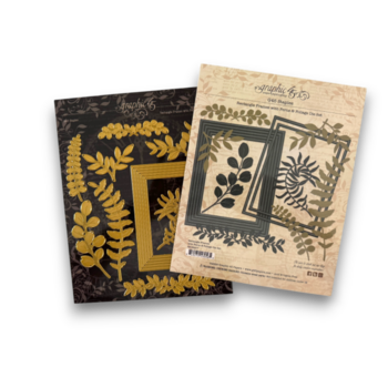 GRAPHIC 45 GRAPHIC 45 RECTANGLE FRAMES WITH FERNS & FOLIAGE DIE SET