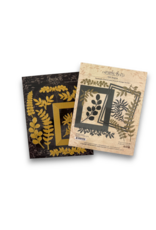 GRAPHIC 45 GRAPHIC 45 RECTANGLE FRAMES WITH FERNS & FOLIAGE DIE SET