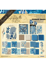 GRAPHIC 45 GRAPHIC 45 OCEAN BLUE KEEPSAKE KIT WITH EXCLUSIVE METAL DIE SET