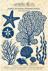 GRAPHIC 45 GRAPHIC 45 OCEAN BLUE KEEPSAKE KIT WITH EXCLUSIVE METAL DIE SET