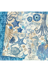 GRAPHIC 45 GRAPHIC 45 OCEAN BLUE KEEPSAKE KIT WITH EXCLUSIVE METAL DIE SET