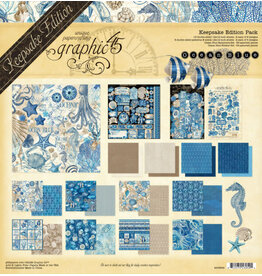 GRAPHIC 45 GRAPHIC 45 OCEAN BLUE KEEPSAKE EDITION PACK