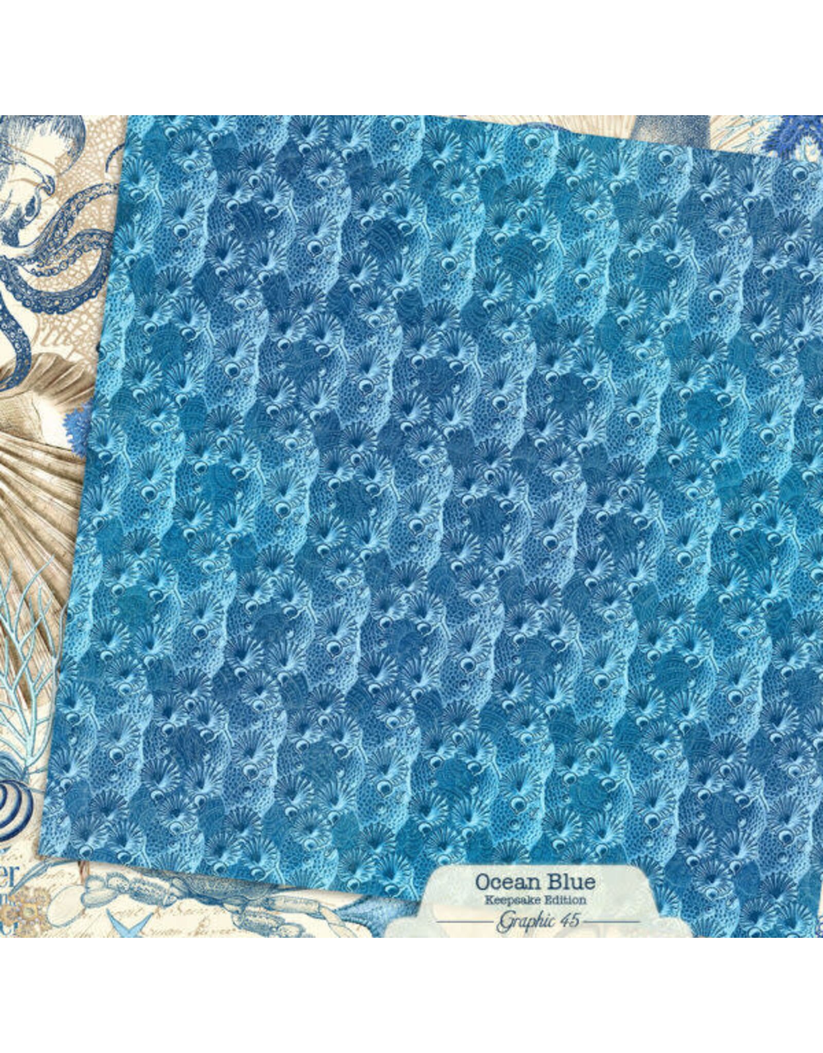 GRAPHIC 45 GRAPHIC 45 OCEAN BLUE KEEPSAKE EDITION PACK