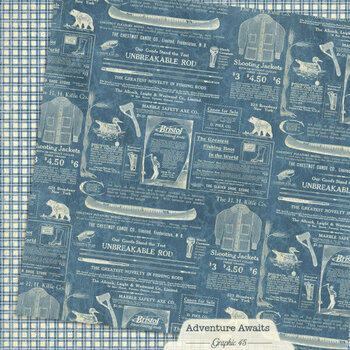 GRAPHIC 45 GRAPHIC 45 ADVENTURE AWAITS OUTDOOR CATALOGUE 12x12 CARDSTOCK