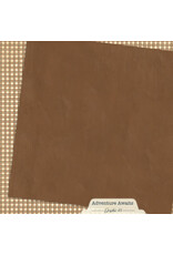 GRAPHIC 45 GRAPHIC 45 ADVENTURE AWAITS WOODLAND BROWN PATTERN & SOLID SHEET 12x12 CARDSTOCK