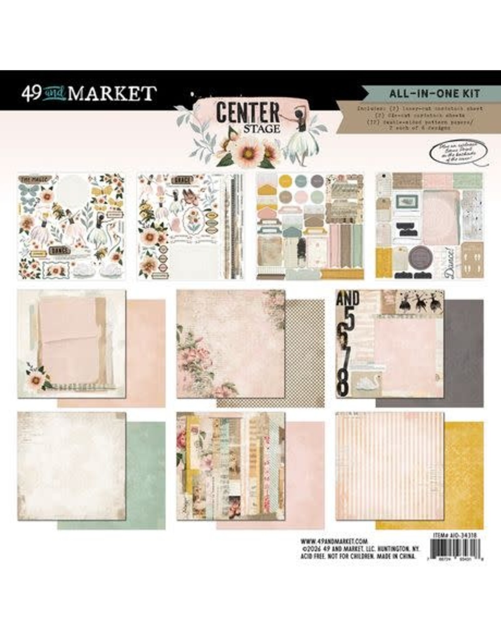 49 AND MARKET 49 AND MARKET CENTER STAGE ALL-IN-ONE KIT