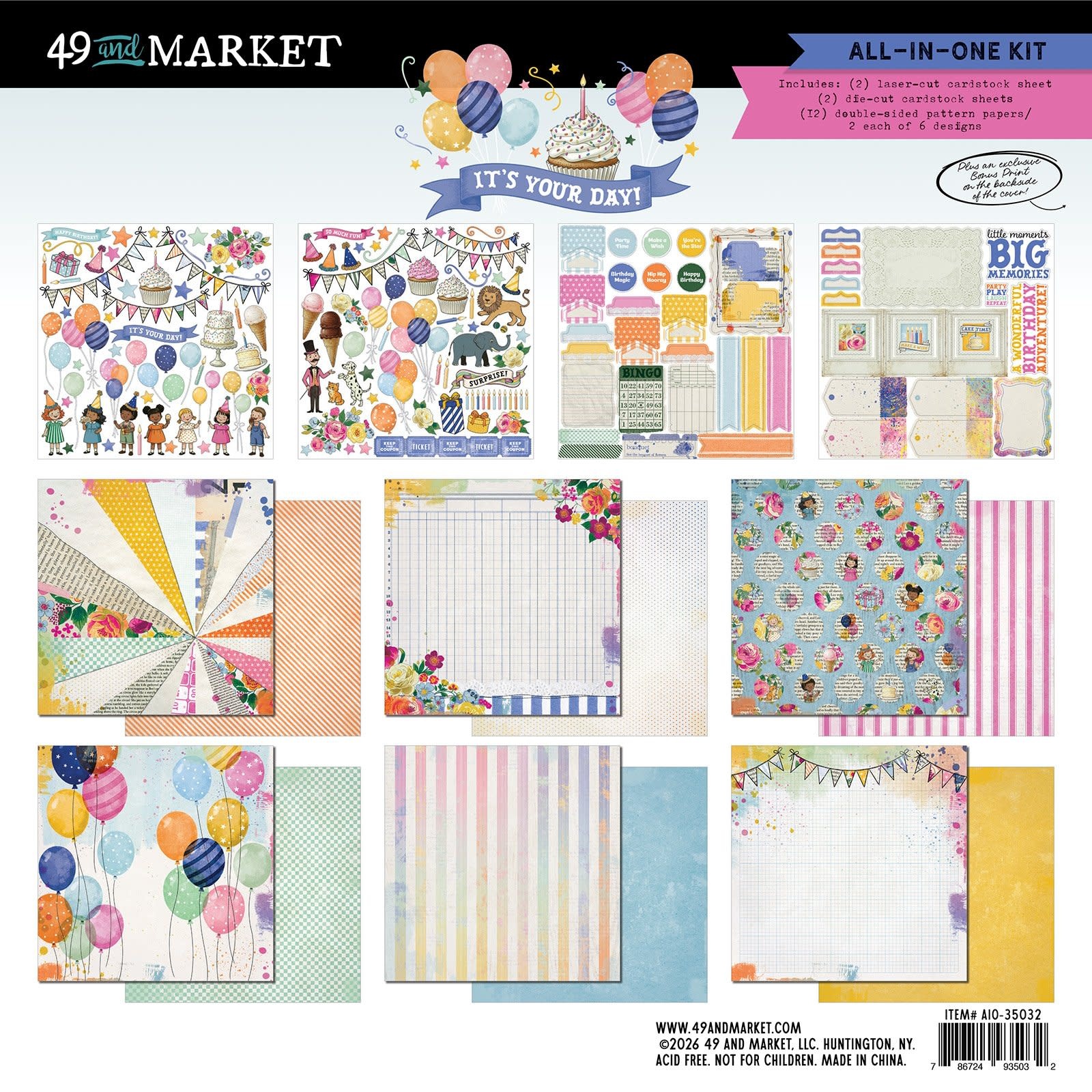 49 AND MARKET 49 AND MARKET IT'S YOUR DAY ALL-IN-ONE KIT
