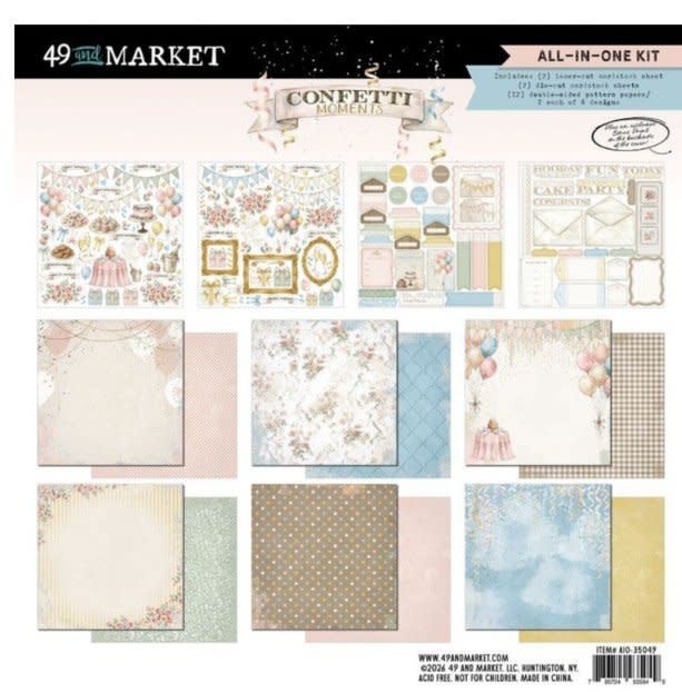 49 AND MARKET 49 AND MARKET CONFETTI MOMENTS ALL-IN-ONE KIT