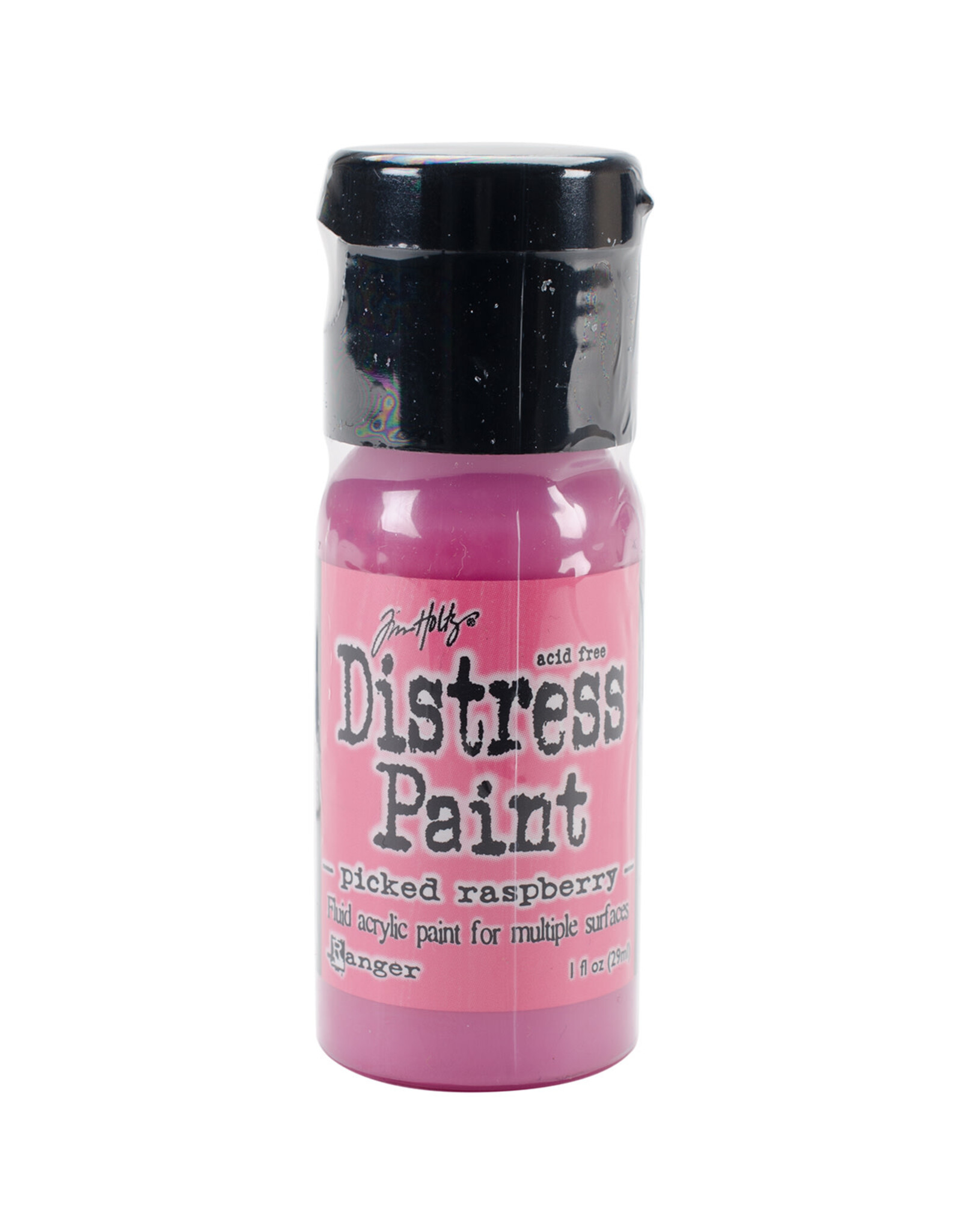 RANGER TIM HOLTZ DISTRESS ACRYLIC PAINT PICKED RASPBERRY 1OZ