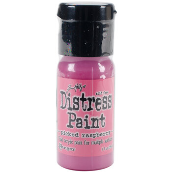 RANGER TIM HOLTZ DISTRESS ACRYLIC PAINT PICKED RASPBERRY 1OZ
