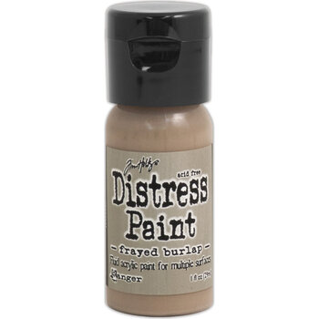 RANGER TIM HOLTZ DISTRESS ACRYLIC PAINT FRAYED BURLAP 1OZ