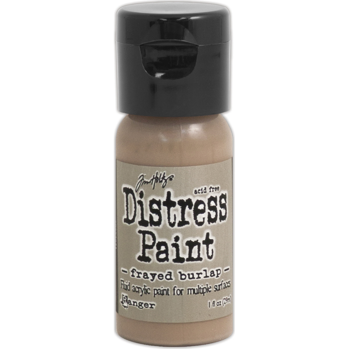 RANGER TIM HOLTZ DISTRESS ACRYLIC PAINT FRAYED BURLAP 1OZ