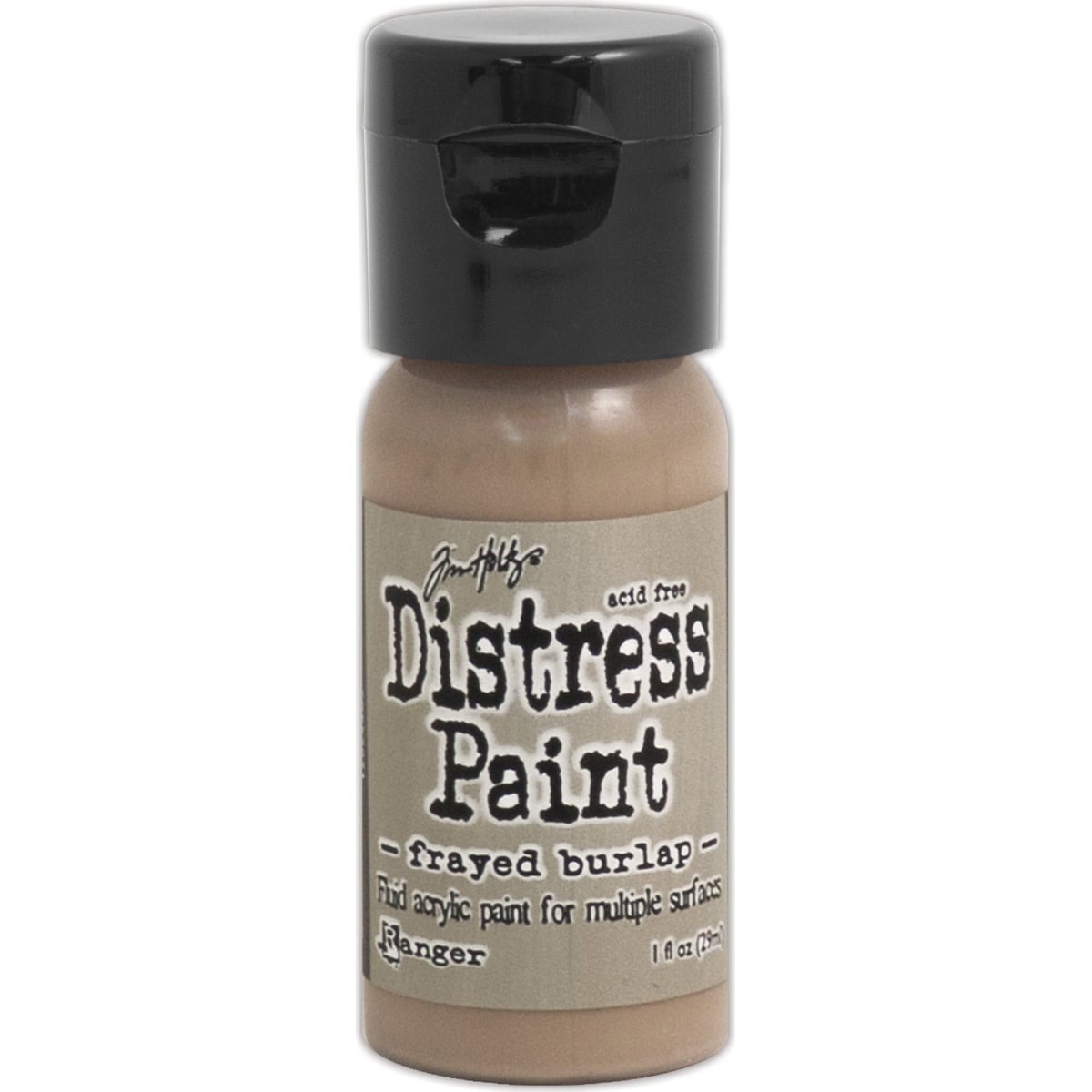 RANGER TIM HOLTZ DISTRESS ACRYLIC PAINT FRAYED BURLAP 1OZ