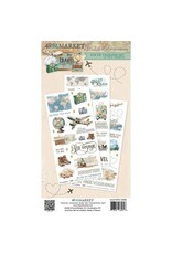 49 AND MARKET 49 AND MARKET TRAVEL DIARIES 6x12 RUB-ON TRANSFER SET 3/PK