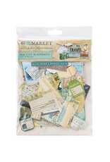 49 AND MARKET 49 AND MARKET TRAVEL DIARIES ELEMENTS DIE-CUTS 105/PK