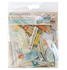 49 AND MARKET 49 AND MARKET TRAVEL DIARIES CHIPBOARD SET 48 PIECES