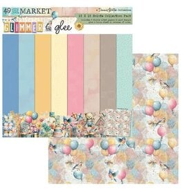 49 AND MARKET 49 AND MARKET GLIMMER AND GLEE SOLIDS 12x12 COLLECTION PACK