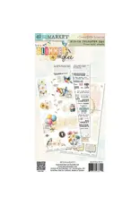49 AND MARKET 49 AND MARKET GLIMMER AND GLEE 6x12 RUB-ON TRANSFER SET 3/PK