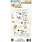 49 AND MARKET 49 AND MARKET GLIMMER AND GLEE 6x12 RUB-ON TRANSFER SET 3/PK