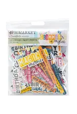 49 AND MARKET 49 AND MARKET GLIMMER AND GLEE CHIPBOARD SET 49 PIECES